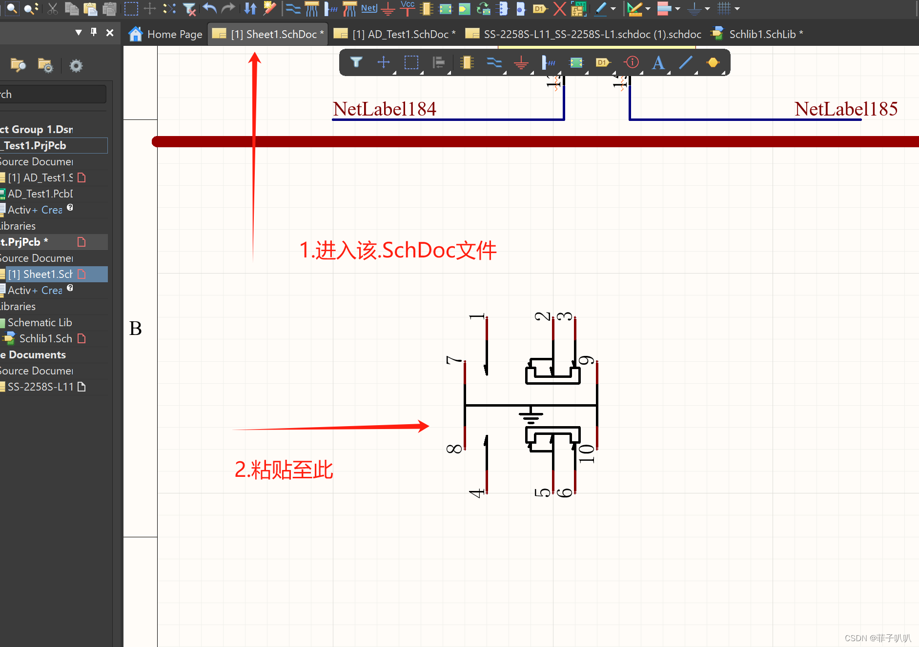 altium designer原理图连线 altium designer09怎么画原理图_原理图_39