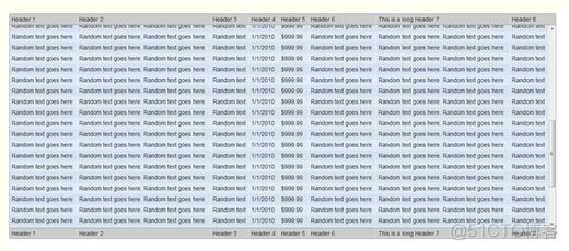 jquery DataTable 如何固定头部的搜索条件 jquery table插件_jQuery_41