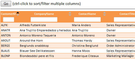 jquery DataTable 如何固定头部的搜索条件 jquery table插件_数据_43