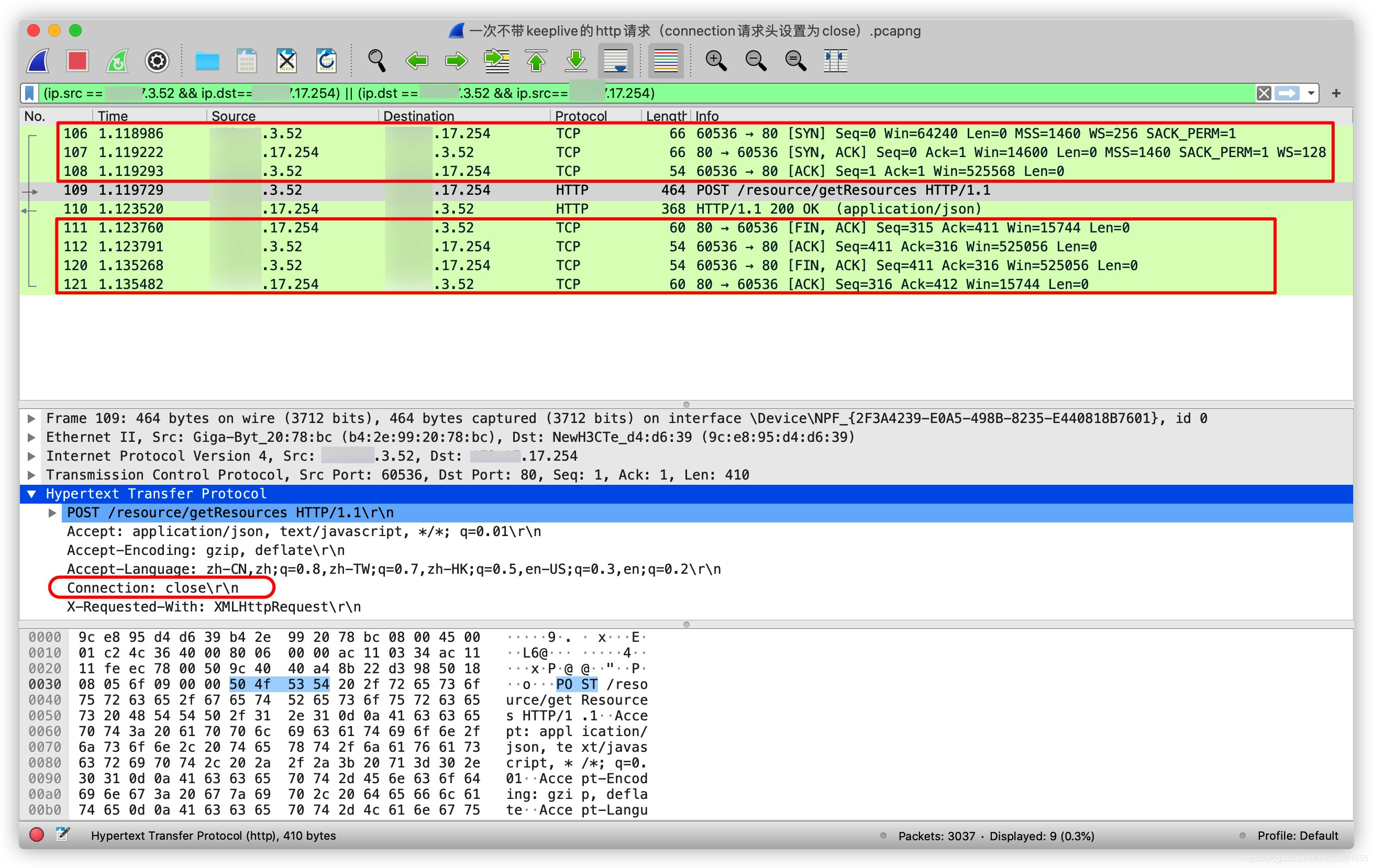 wireshark蓝色和红色 wireshark中黑色代表_http_08