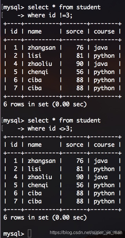 docker 进入MySQl操作数据库 docker登录mysql数据库_升序_16