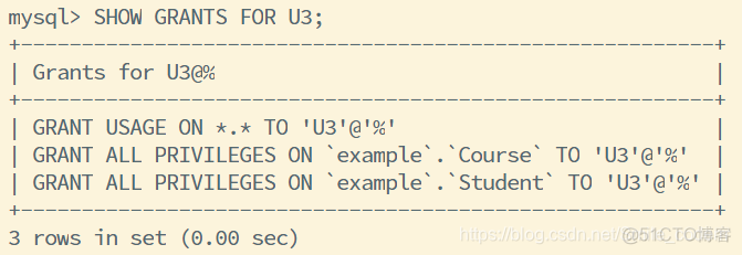 MySQL 给用户授权所有表可查询权限 mysql数据库给用户授权_数据库_06