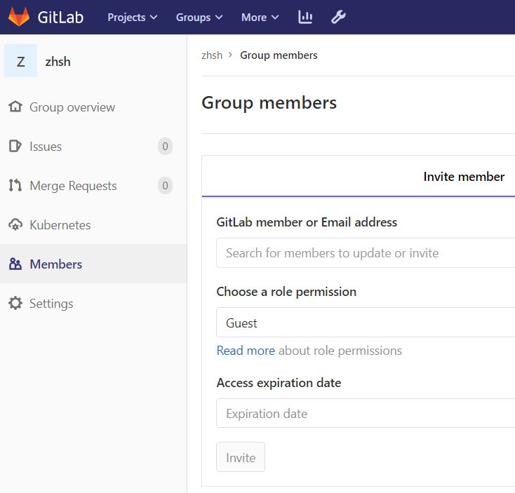 gitlab改项目的Owner gitlab 修改配置_Group_06