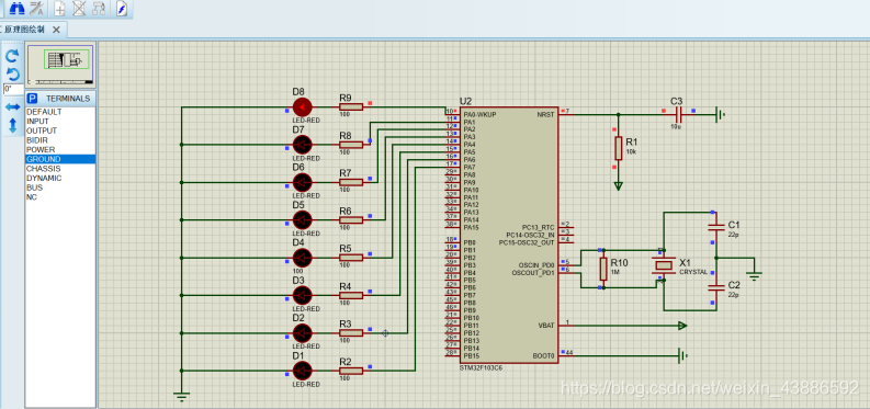 protues有stm32zet6吗 proteus stm32f103c6_i++_15