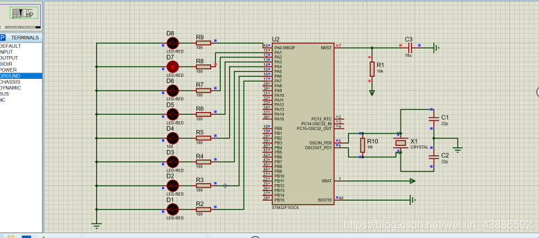 protues有stm32zet6吗 proteus stm32f103c6_i++_16