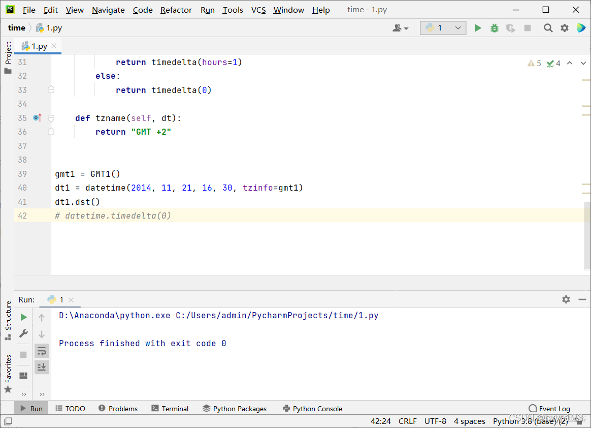 python time获取时间有延迟 python中的time.time_pycharm