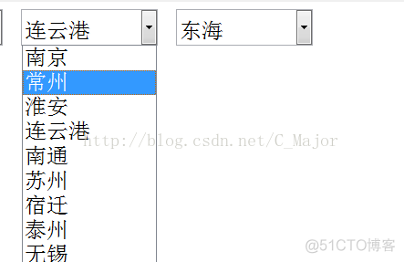 elementui 省市区三级联动 jquery实现省市区三级联动_function