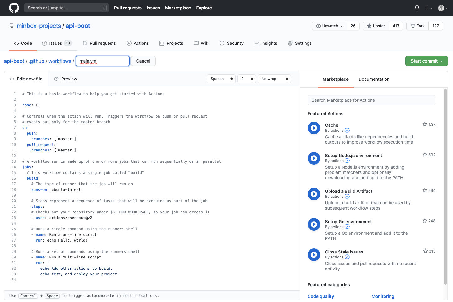 Github上的Docker文件 github actions docker_github_03