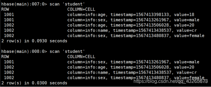 hbase后台删除表 hbase删除所有表_HBaseAPI_10