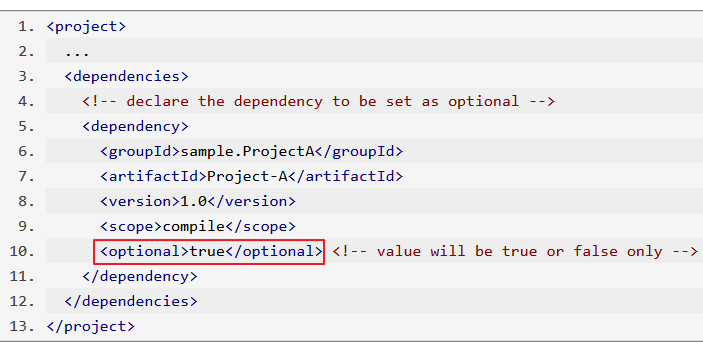 optional类的isEmpty和isPresent optional dependency_maven