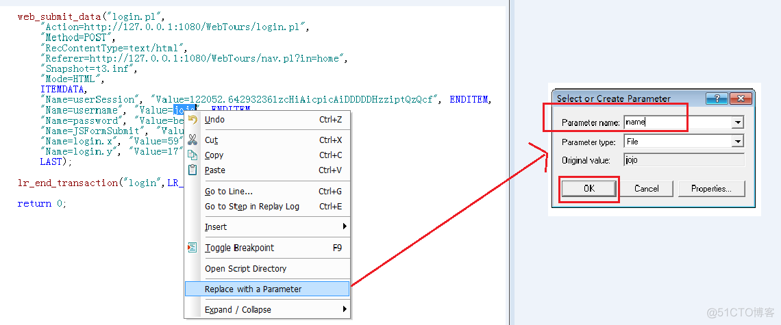 loadrunner 参数化能写java脚本么 loadrunner参数化的目的_数据_02