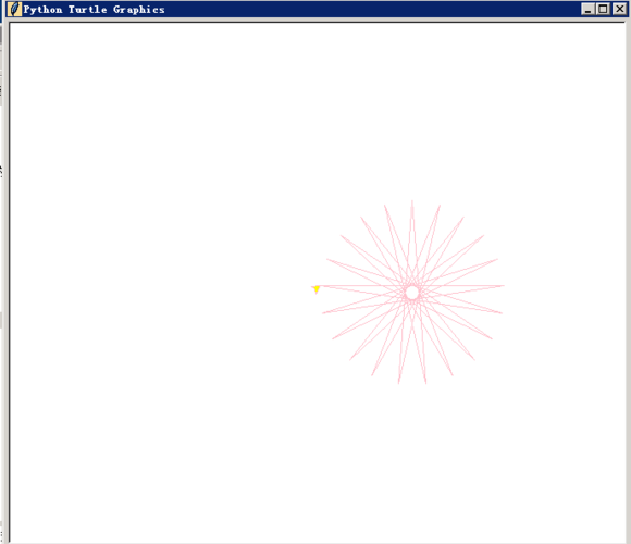 python海龟绘图五角星和它的外接圆代码 怎么用python海龟画五角星_for循环
