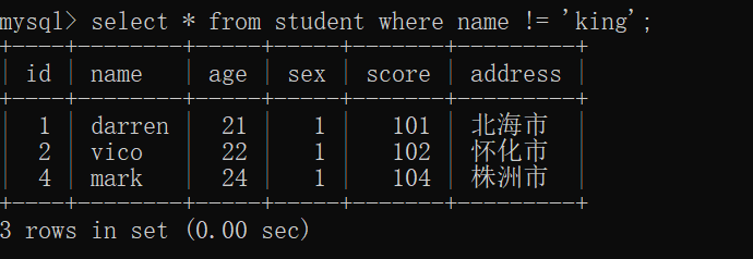 mysql怎么统计男女生各有多少人 mysql查询女生人数_字段_06