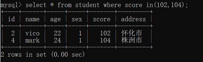 mysql怎么统计男女生各有多少人 mysql查询女生人数_mysql_09