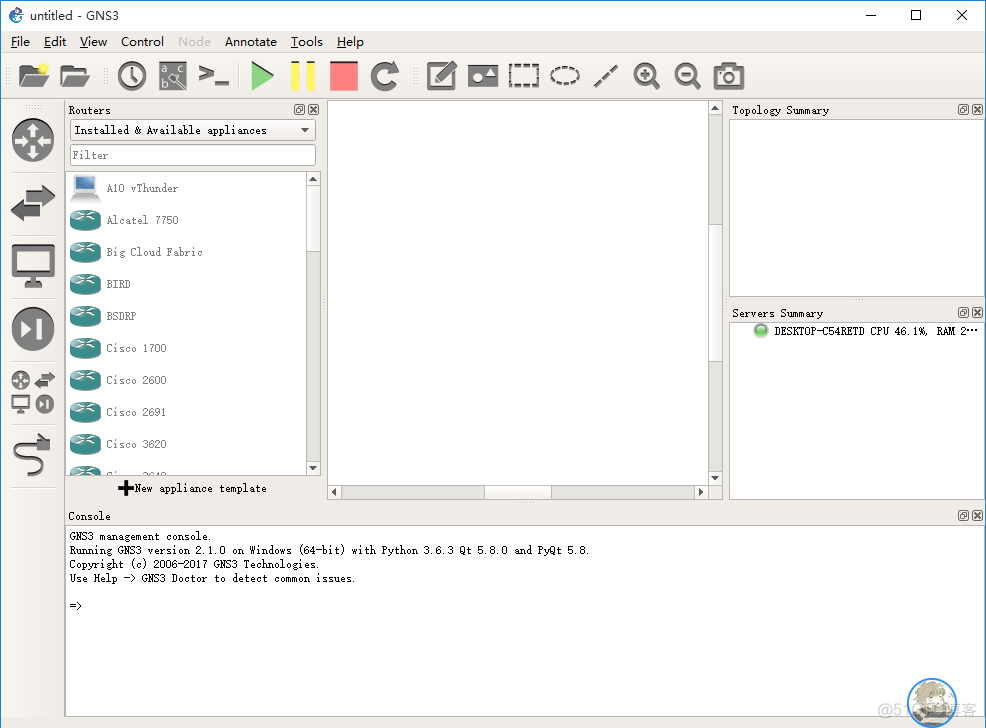 GNS3各种IOS下载 gns3官网下载_VMware_09