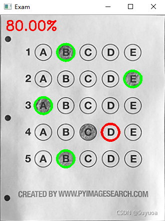 opencv答题卡检测批改 答题卡识别判卷_opencv答题卡检测批改_57