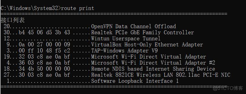 windows 静态路由表_IP