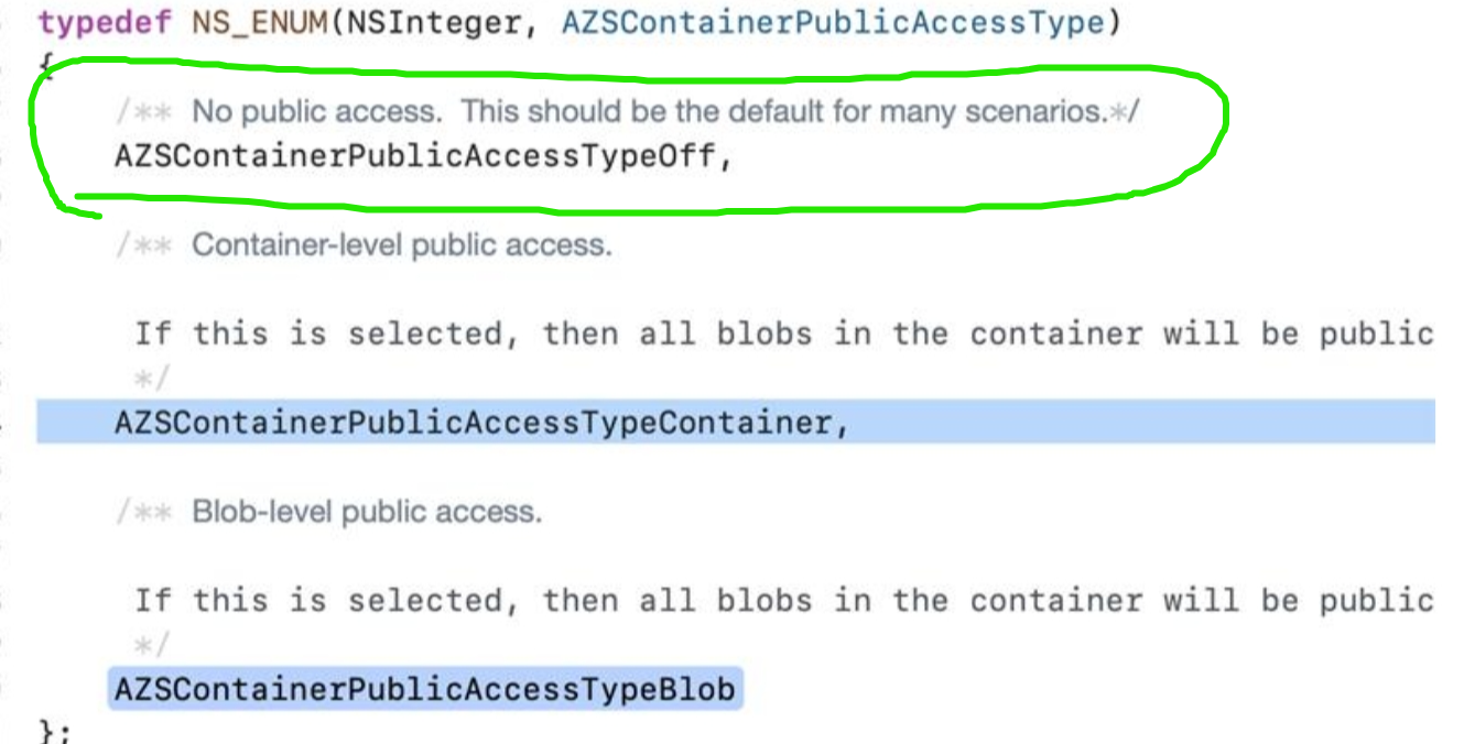 【Azure Blob】关闭Blob 匿名访问，iOS Objective-C SDK连接Storage Account报错_Storage_03