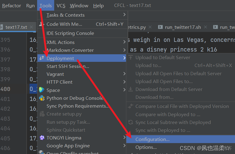 linux pycharm hadoop远程开发_Deployment_12