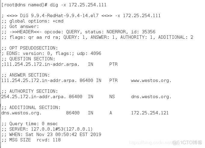 centos 正反向解析声明文件写不正确 dns会开启不了吗_vim_10