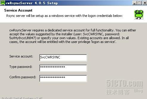 cwRsync 密码 windows_任务计划