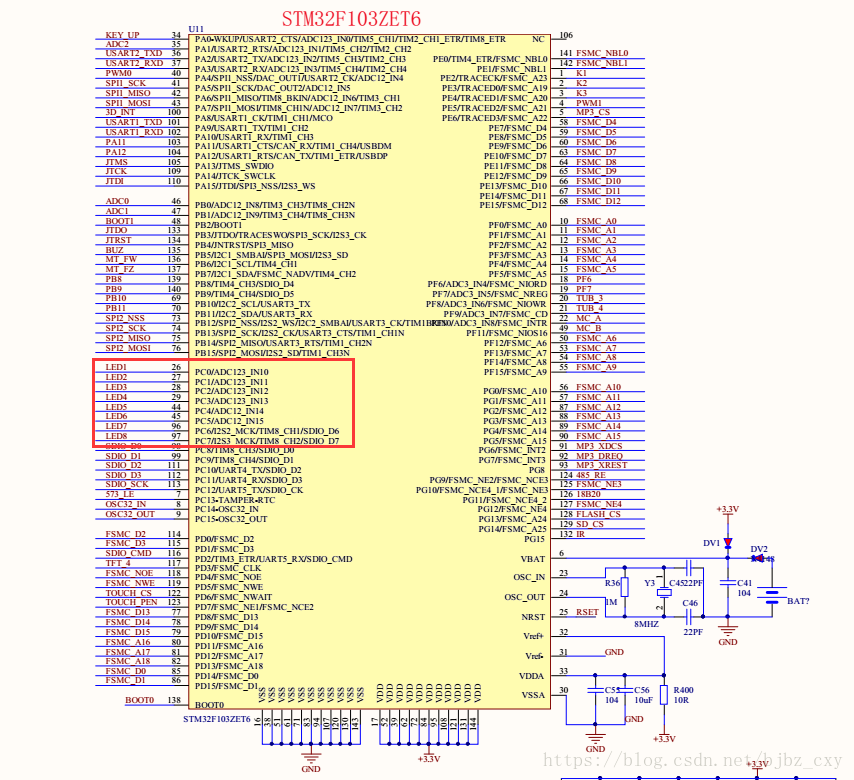 stm32最小开发板与rfid连线 stm32开发板整体设计_寄存器_10