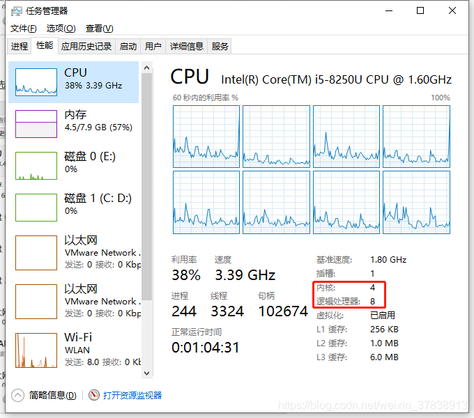 6核6线程CPU虚拟化出多少CPU_centos_17