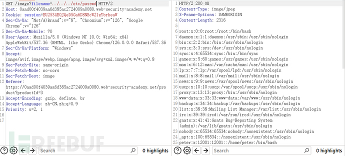 路径遍历(一)：PortSwigger靶场通关笔记_网络安全_03