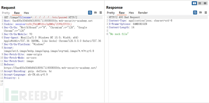 路径遍历(一)：PortSwigger靶场通关笔记_路径遍历_04