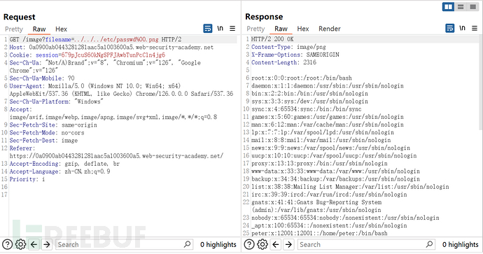 路径遍历(一)：PortSwigger靶场通关笔记_路径遍历_11