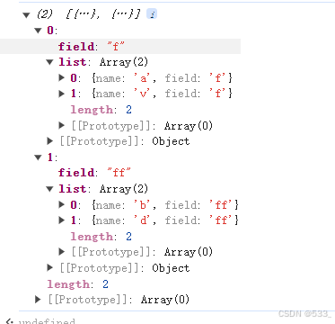 [js] 对象数组按照某个属性进行分组，_javascript