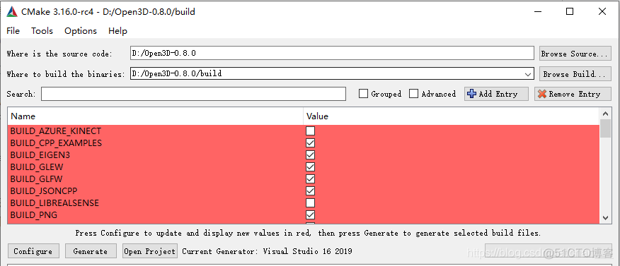 Open3D OffscreenRenderer如何启用gpu加速_CMake