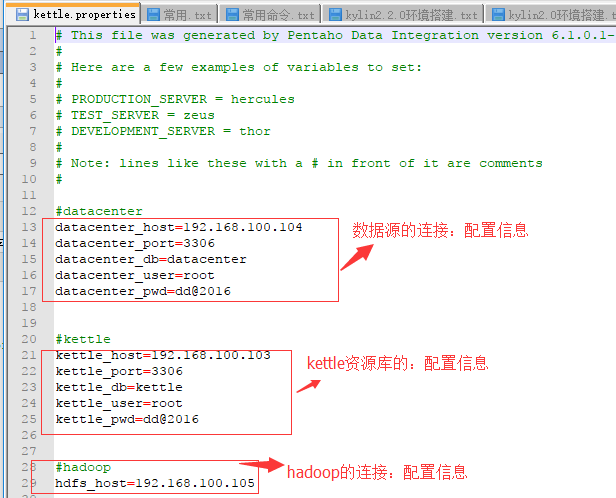 kettle构建数据仓库实验总结_配置文件_05