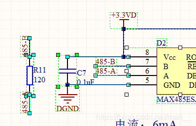 max3485esa匹配电阻_数据