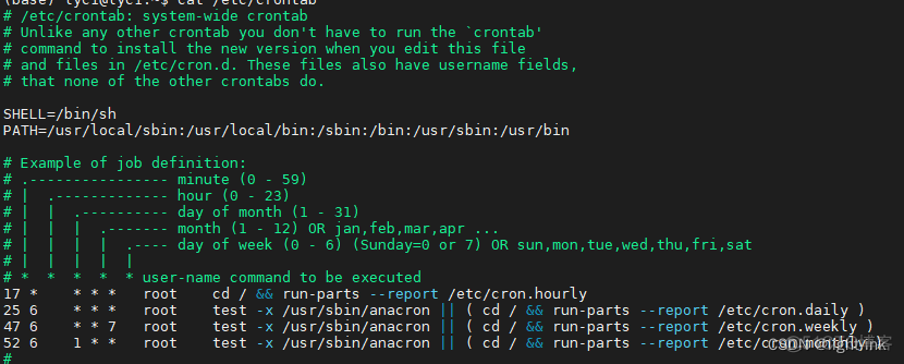 centos 用计划任务执行sh文件_运维