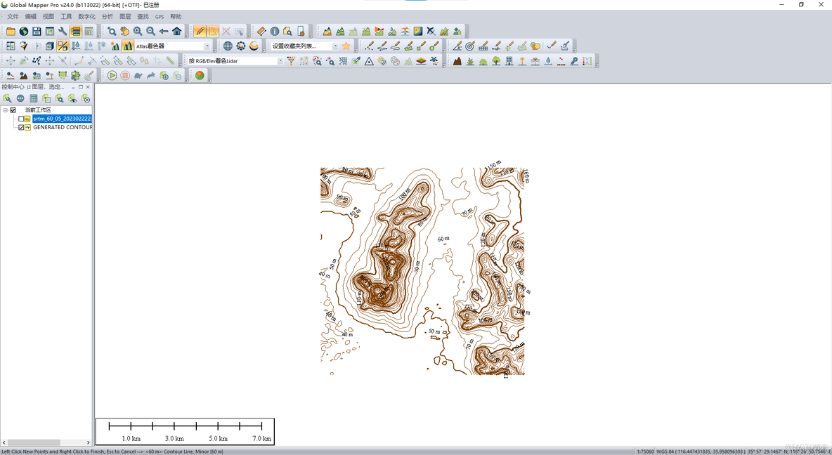 global mapper地形图生成dem_贴图_14