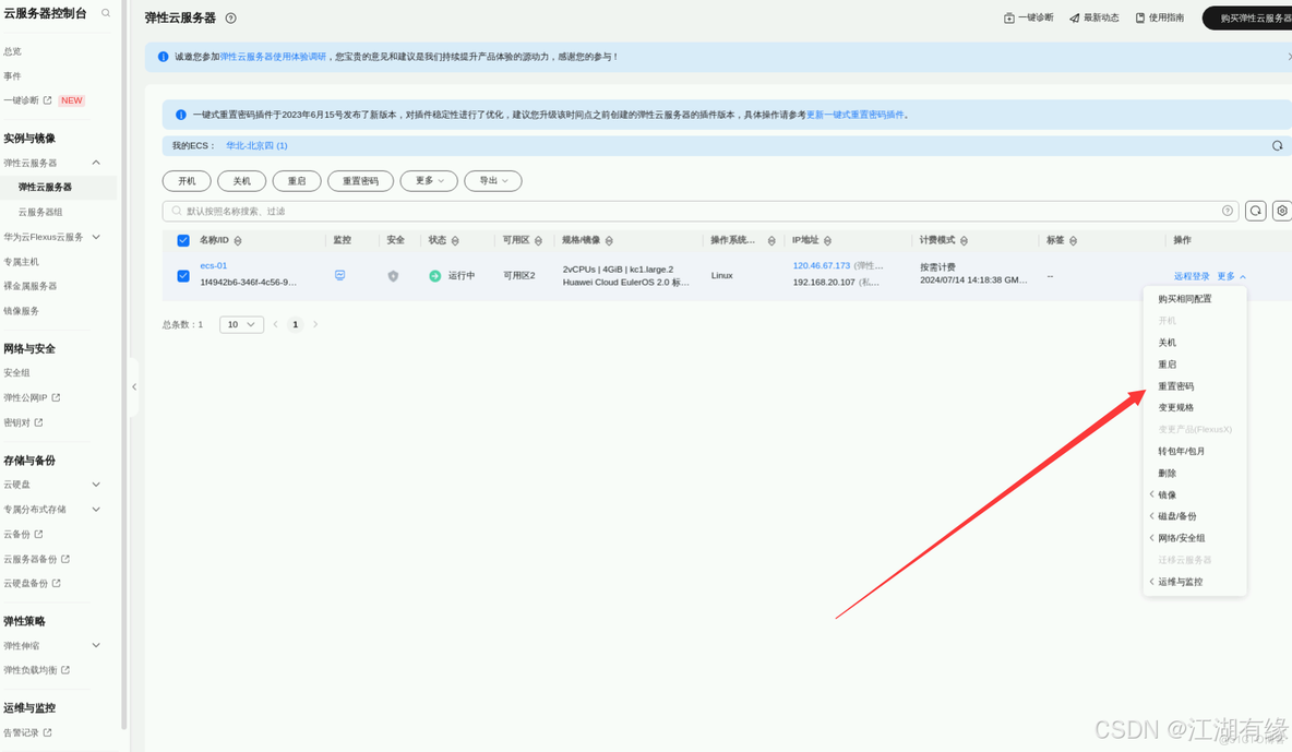 手把手教你基于华为云鲲鹏弹性云服务器部署Node.js环境_弹性云服务器 ECS_09