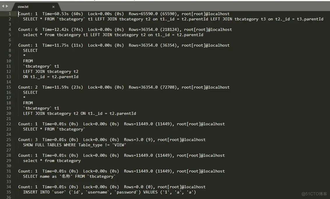 mysql 慢查询每日汇报与分析_慢查询_07