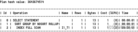 Oracle SQL执行计划操作（7）——排序相关操作_排序_08