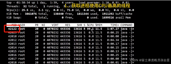 Java程序CPU持续飙高，如何排查？_堆栈_03