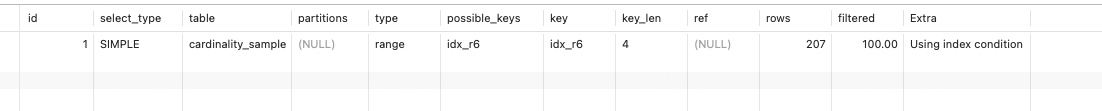 Mysql 索引基数与选择性_执行计划_11