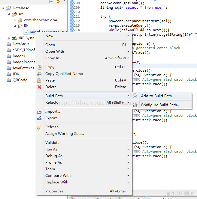 JAVA连接MySQL数据库----(常用数据库连接二)_java_05