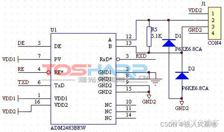 RS485总线典型电路介绍_数据_03