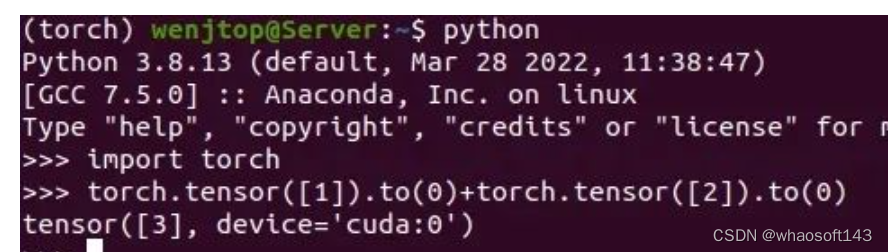 Pytorch~ubuntu20.04搭建_python_16