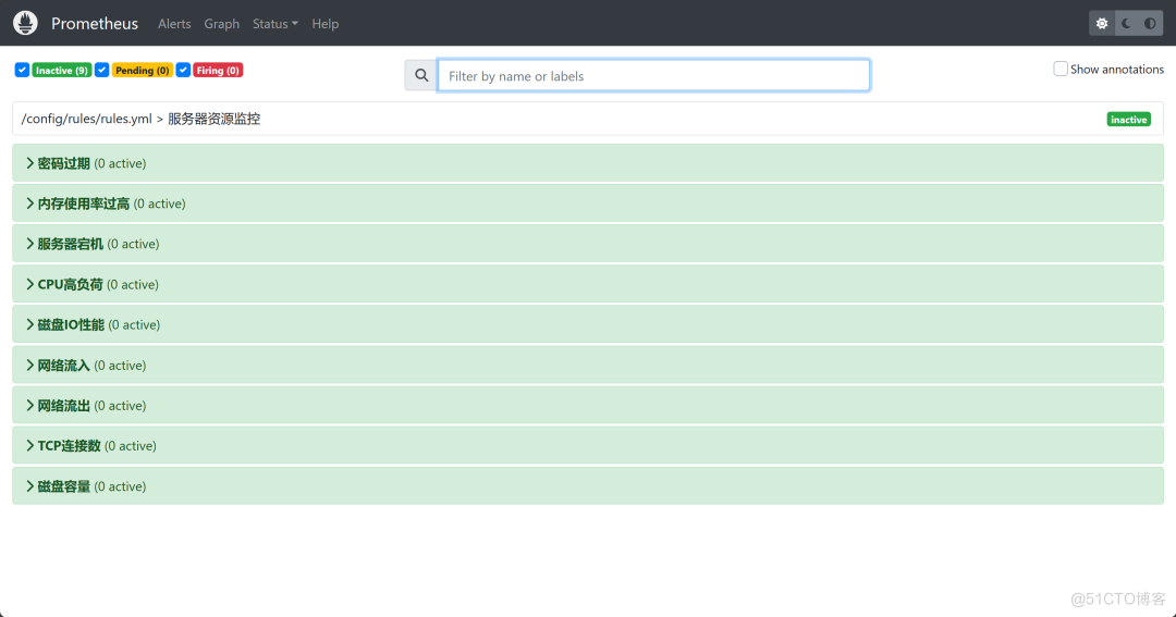 【打工日常】使用Prometheus+Grafana+Alertmanager+Webhook-dingtalk搭建监控平台_数据_09