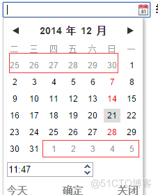 jquery 平铺日历 js实现日历控件制作_html_18