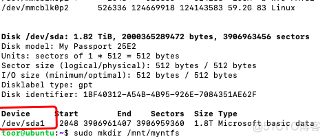 Ubuntu挂载NTFS格式的磁盘_3g