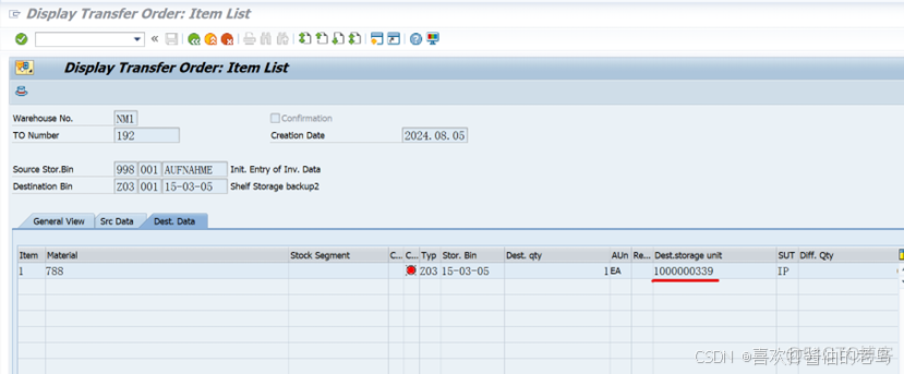 SAP WM Storage Unit不能外部给号？_SAP S4HANA_07