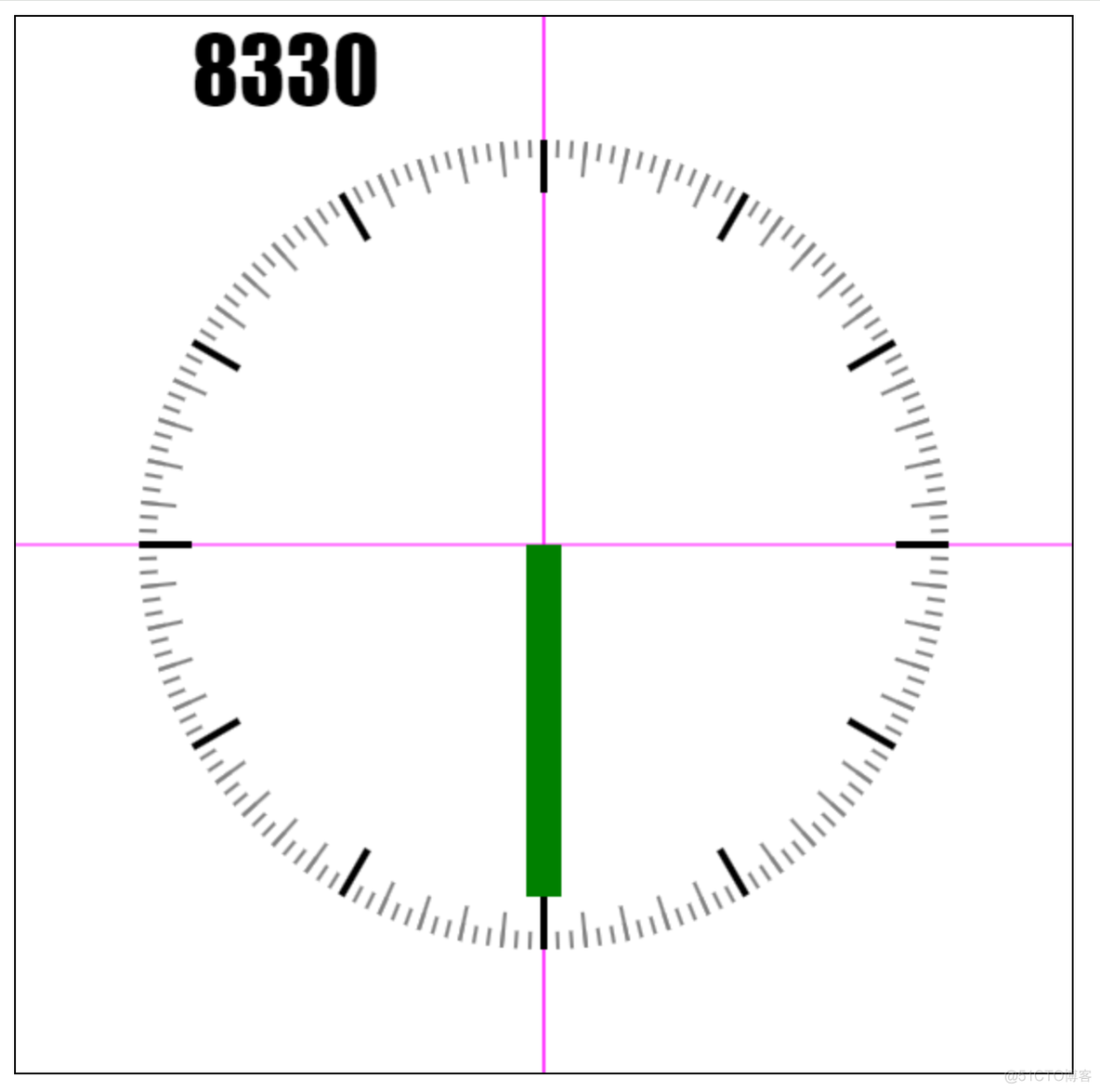 用 js canvas 做一个优雅的模拟时钟， canvas 教程实例_ecmascript_18